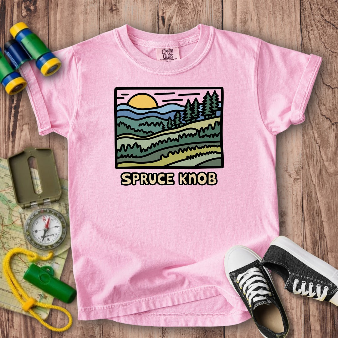 Spruce Knob Kids Cotton T-Shirt