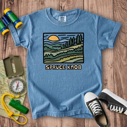 Spruce Knob Kids Cotton T-Shirt