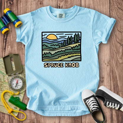 Spruce Knob Kids Cotton T-Shirt