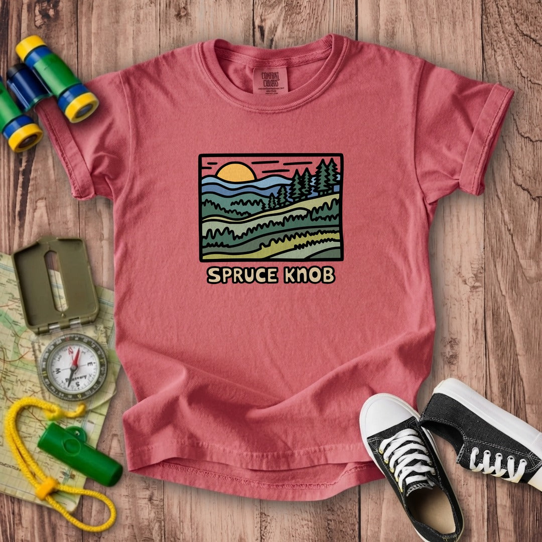 Spruce Knob Kids Cotton T-Shirt