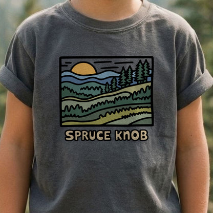 Spruce Knob Kids Cotton T-Shirt