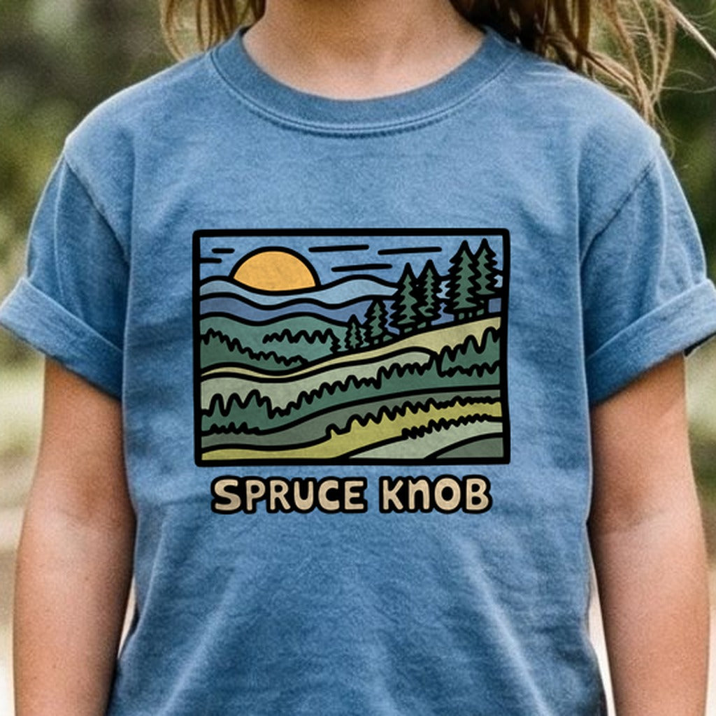 Spruce Knob Kids Cotton T-Shirt