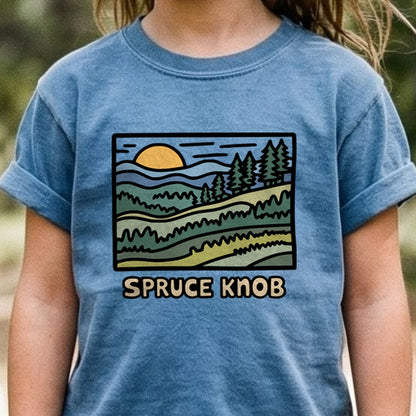 Spruce Knob Kids Cotton T-Shirt