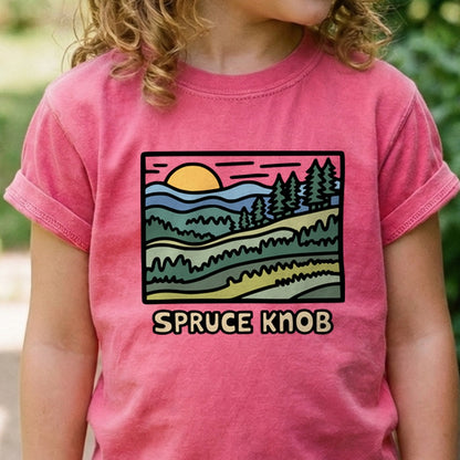 Spruce Knob Kids Cotton T-Shirt
