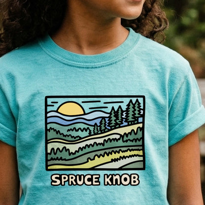 Spruce Knob Kids Cotton T-Shirt