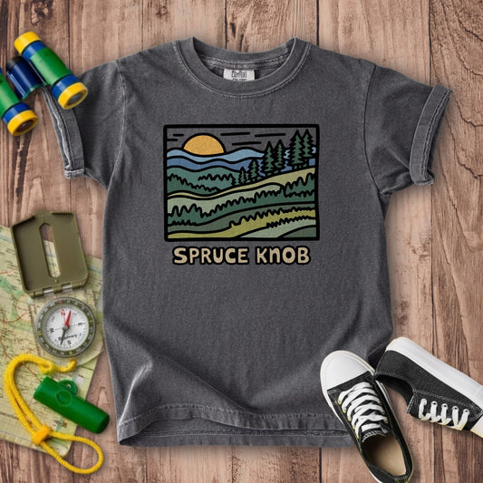 Spruce Knob Kids Cotton T-Shirt
