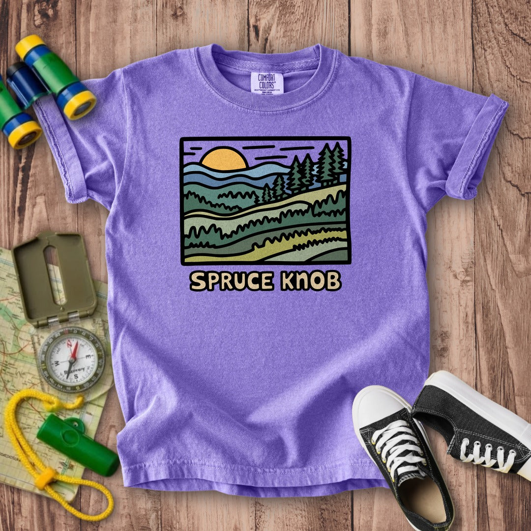 Spruce Knob Kids Cotton T-Shirt
