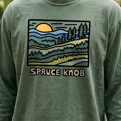 Spruce Knob Cotton Long Sleeve