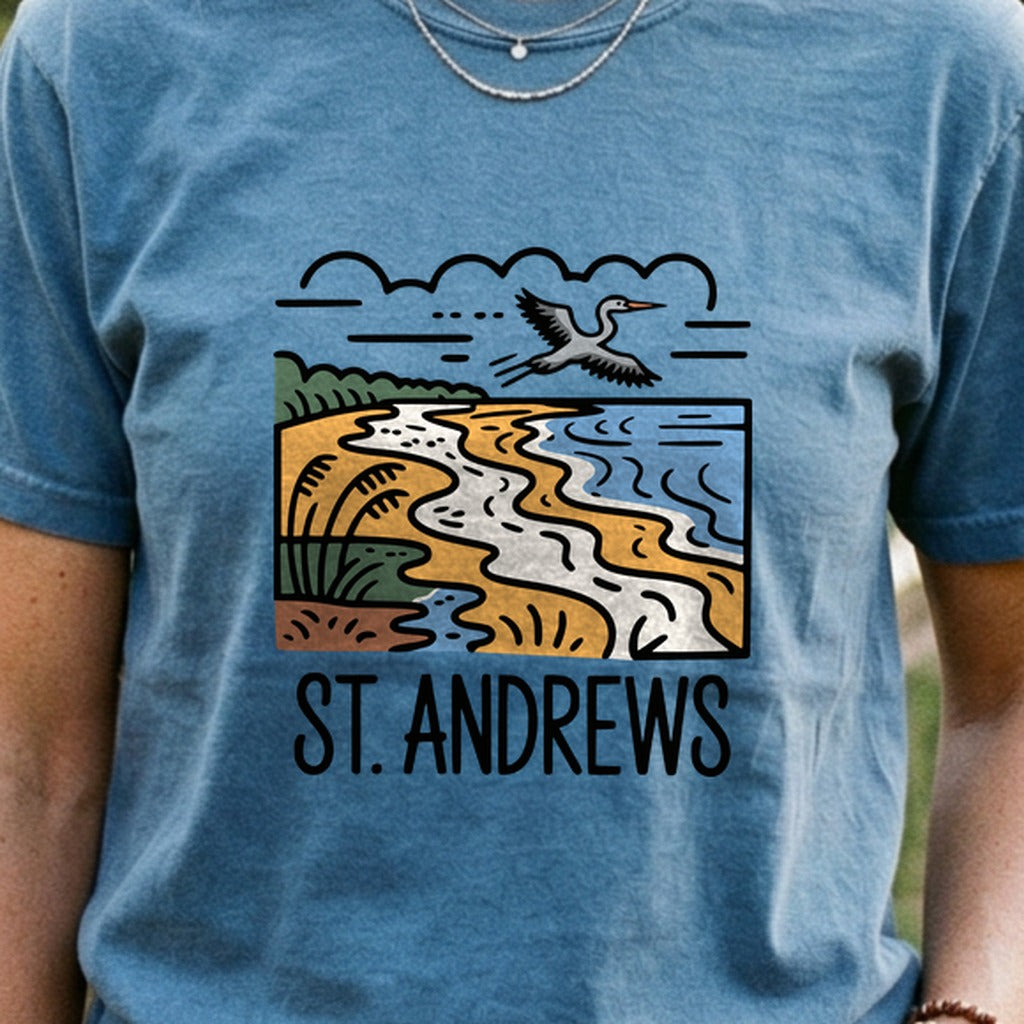 St. Andrews State Park Cotton T-Shirt