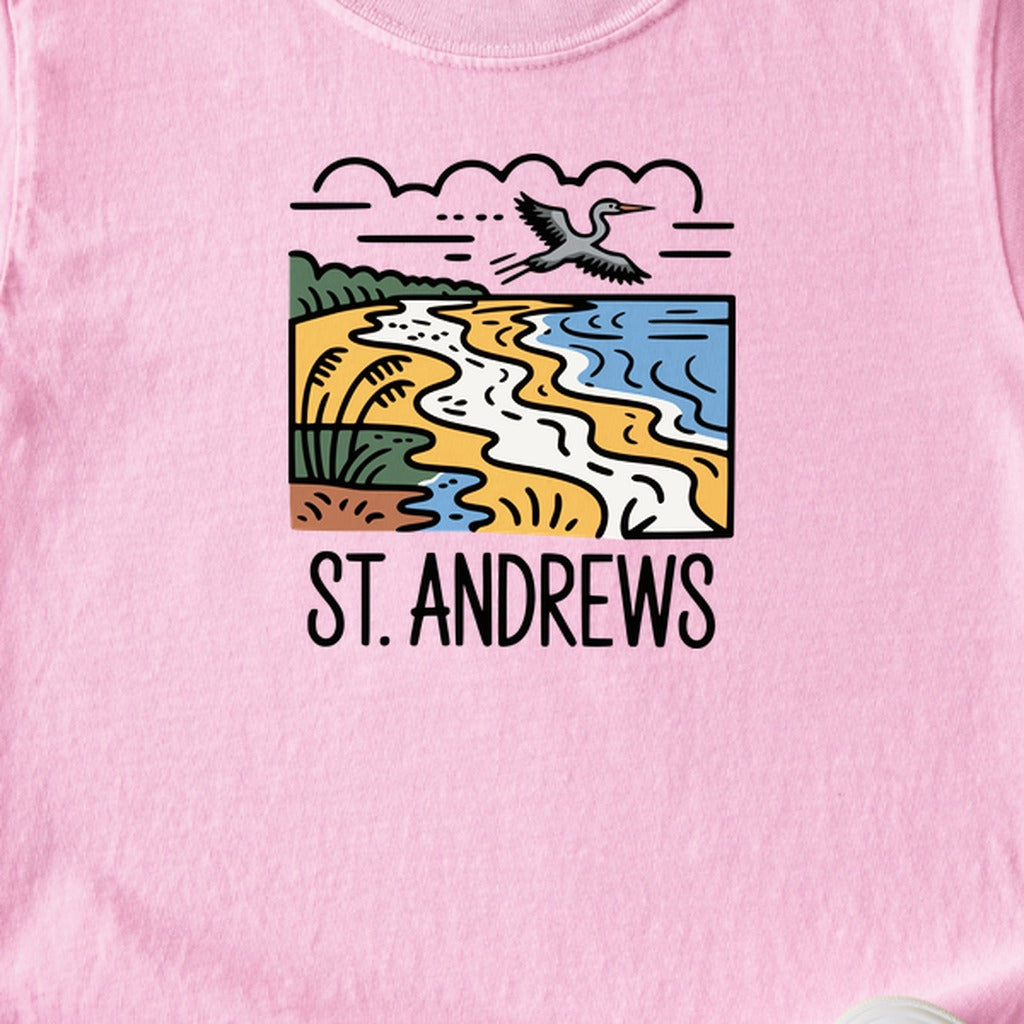 St. Andrews State Park Kids Cotton T-Shirt
