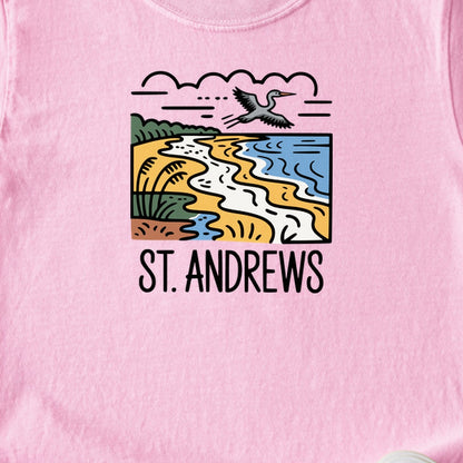 St. Andrews State Park Kids Cotton T-Shirt