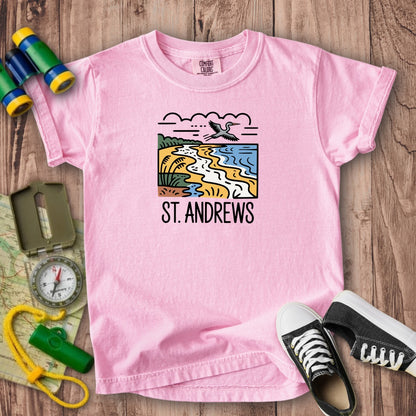 St. Andrews State Park Kids Cotton T-Shirt