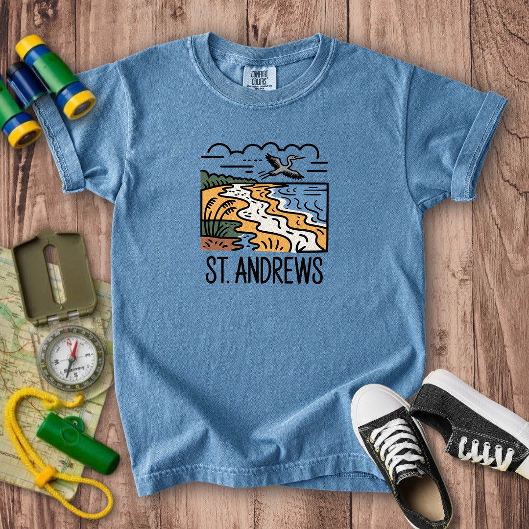 St. Andrews State Park Kids Cotton T-Shirt