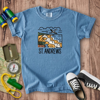 St. Andrews State Park Kids Cotton T-Shirt