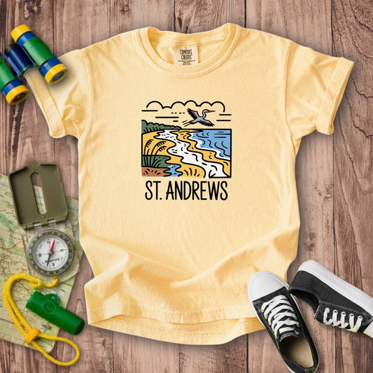 St. Andrews State Park Kids Cotton T-Shirt
