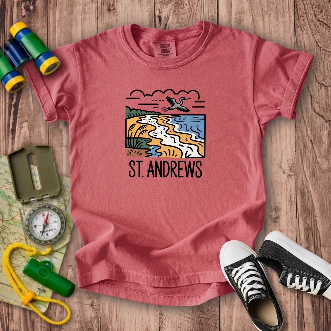St. Andrews State Park Kids Cotton T-Shirt