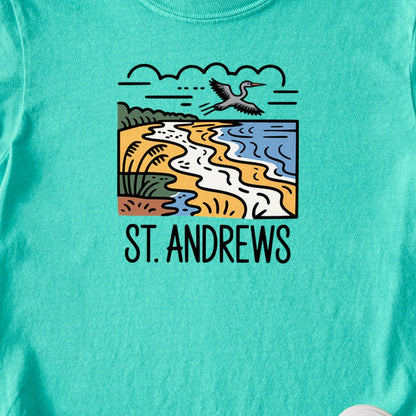St. Andrews State Park Kids Cotton T-Shirt