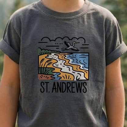 St. Andrews State Park Kids Cotton T-Shirt