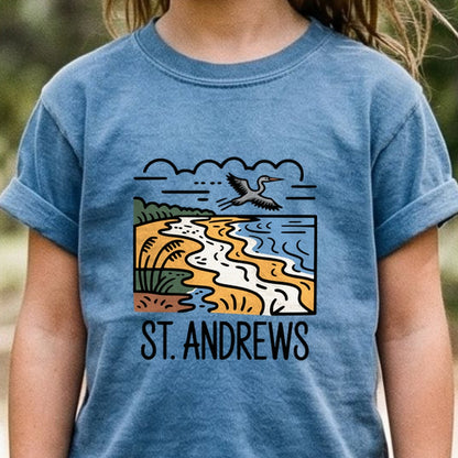 St. Andrews State Park Kids Cotton T-Shirt
