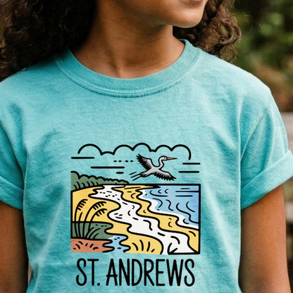 St. Andrews State Park Kids Cotton T-Shirt