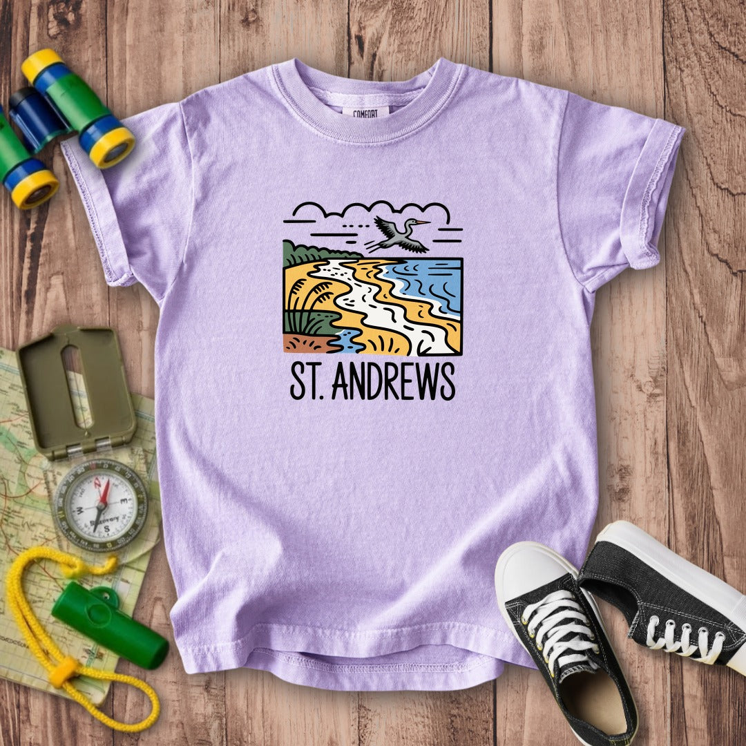 St. Andrews State Park Kids Cotton T-Shirt