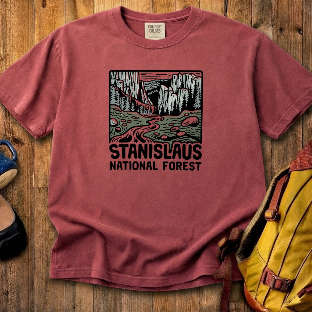 Stanislaus National Forest Cotton T-Shirt