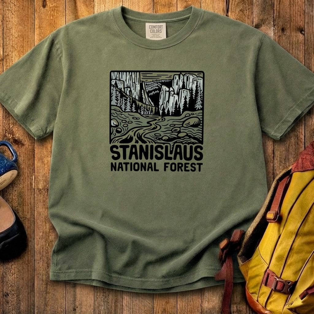 Stanislaus National Forest Cotton T-Shirt