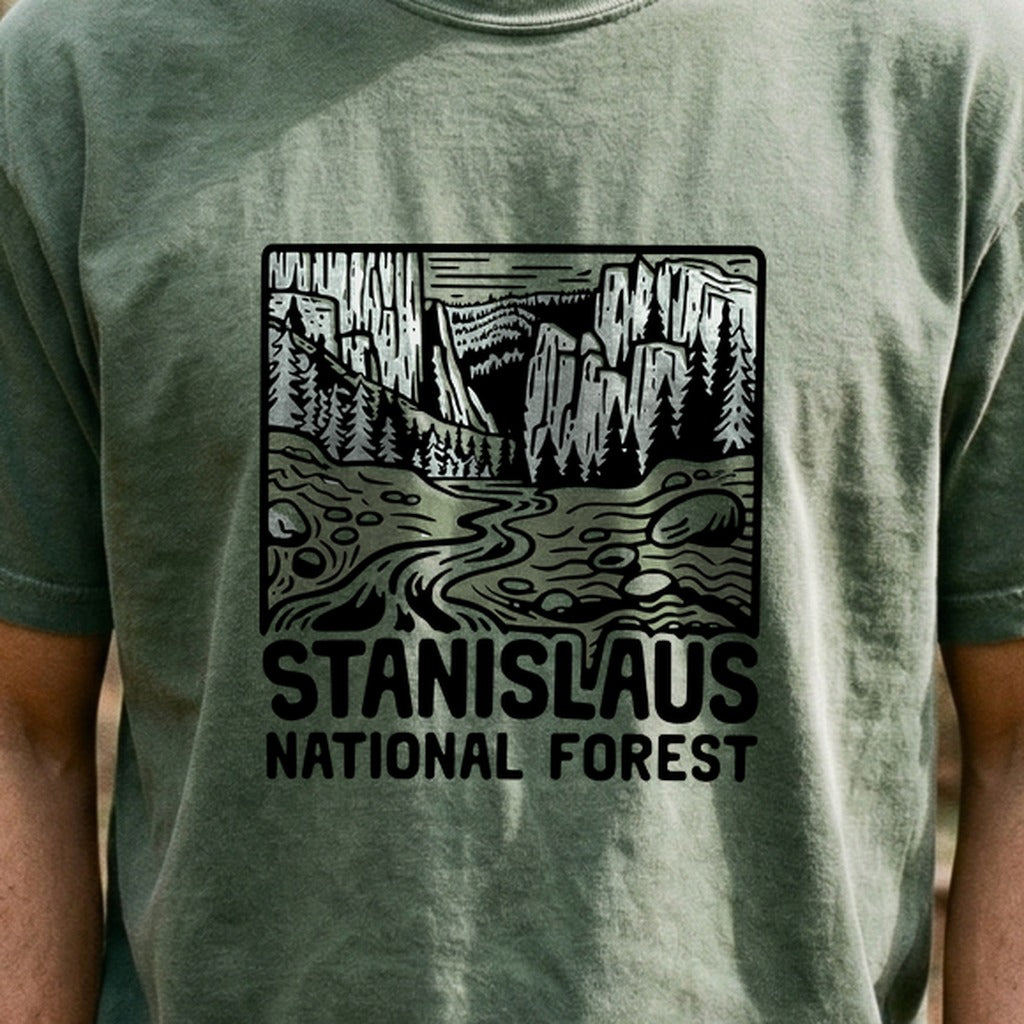 Stanislaus National Forest Cotton T-Shirt