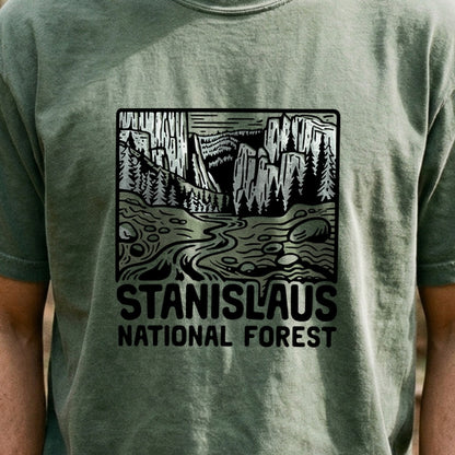 Stanislaus National Forest Cotton T-Shirt