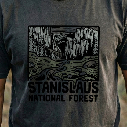 Stanislaus National Forest Cotton T-Shirt