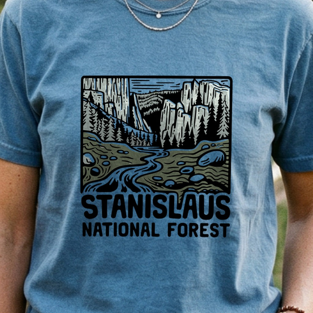 Stanislaus National Forest Cotton T-Shirt