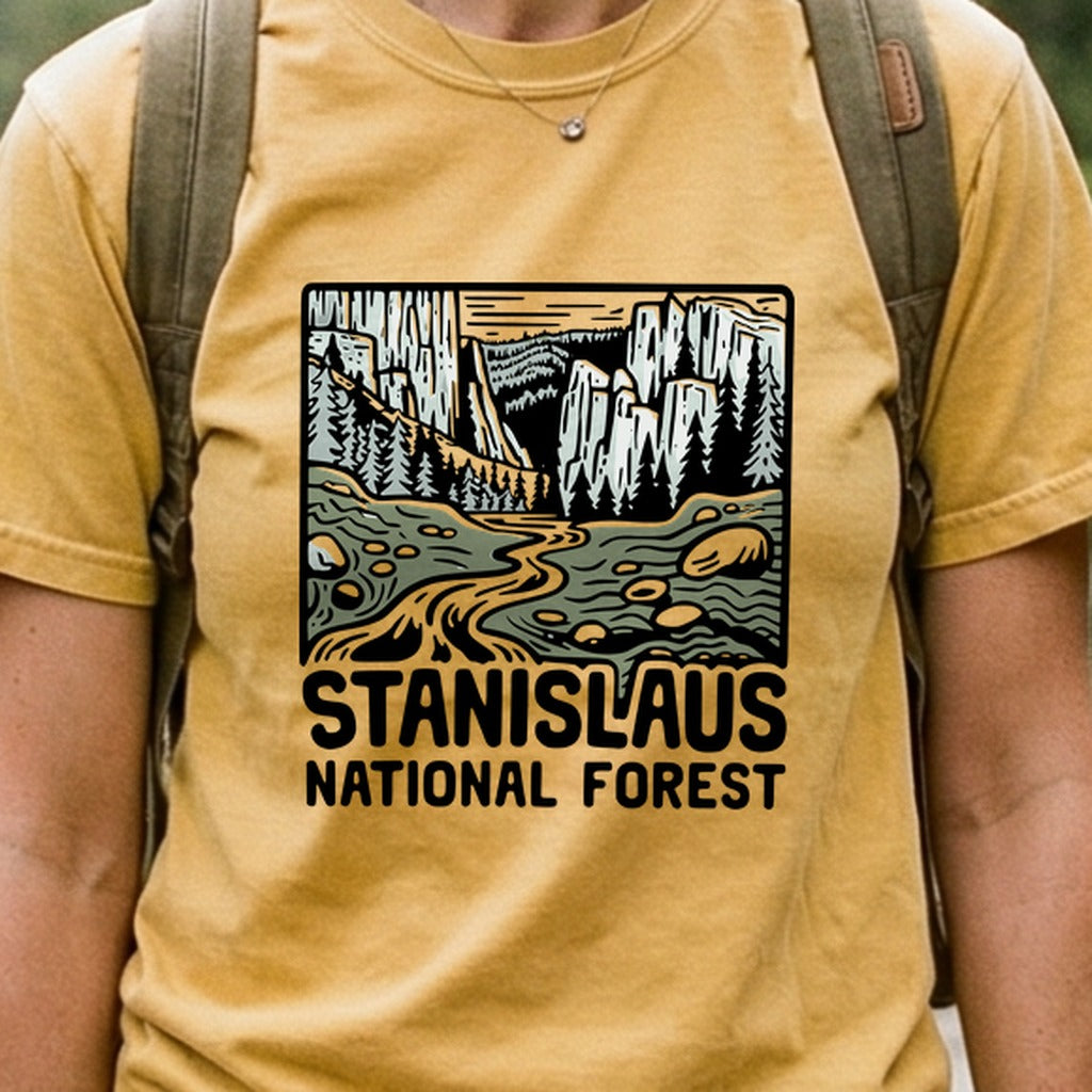 Stanislaus National Forest Cotton T-Shirt