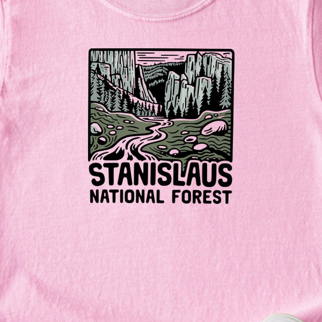 Stanislaus National Forest Kids Cotton T-Shirt