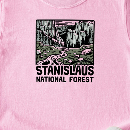 Stanislaus National Forest Kids Cotton T-Shirt