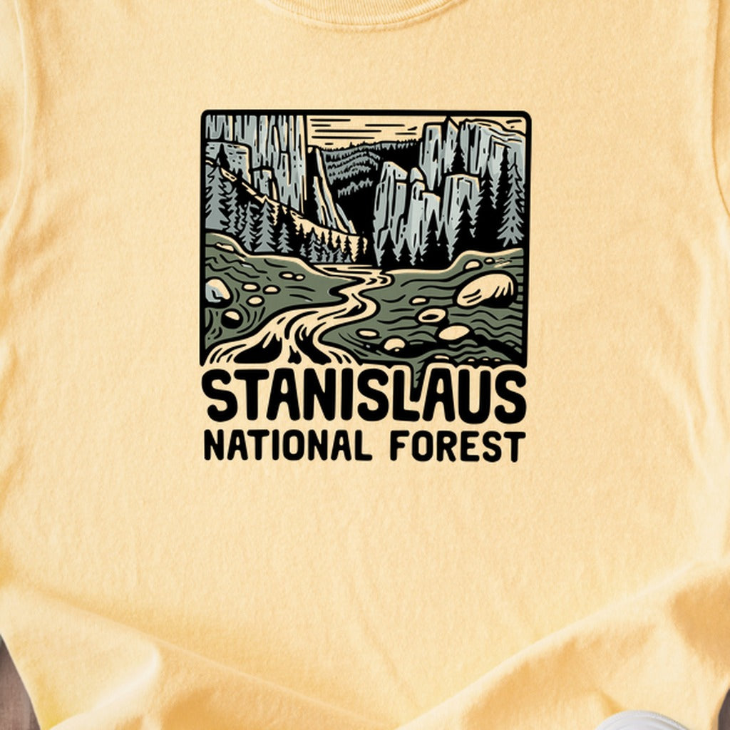 Stanislaus National Forest Kids Cotton T-Shirt