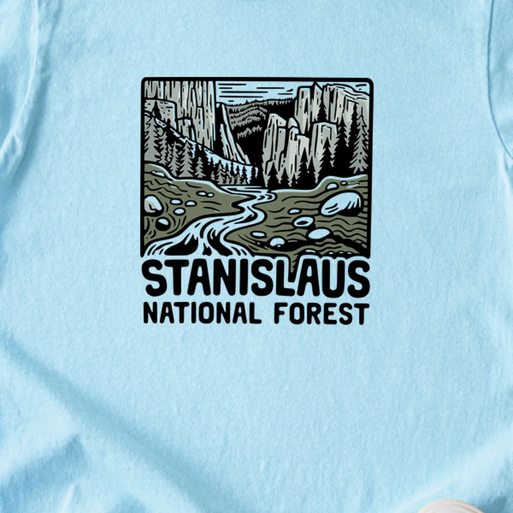 Stanislaus National Forest Kids Cotton T-Shirt