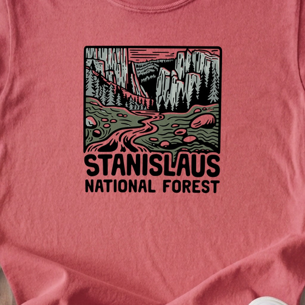 Stanislaus National Forest Kids Cotton T-Shirt