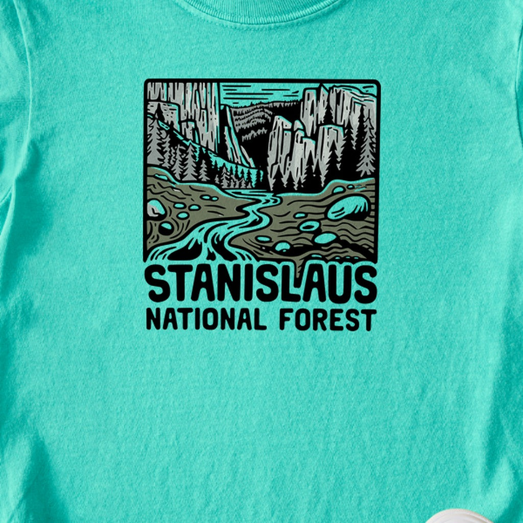 Stanislaus National Forest Kids Cotton T-Shirt