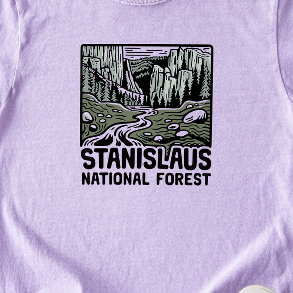 Stanislaus National Forest Kids Cotton T-Shirt