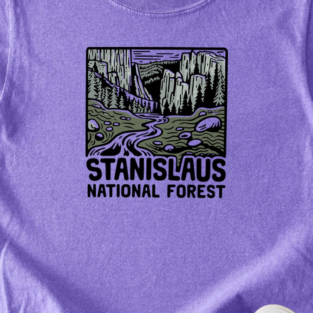 Stanislaus National Forest Kids Cotton T-Shirt