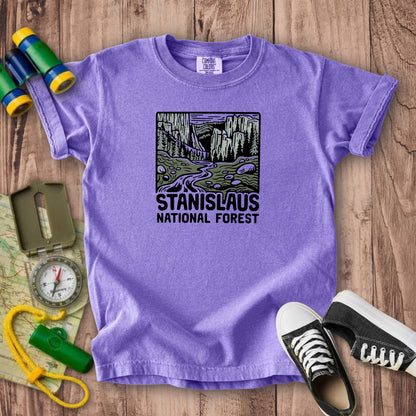 Stanislaus National Forest Kids Cotton T-Shirt