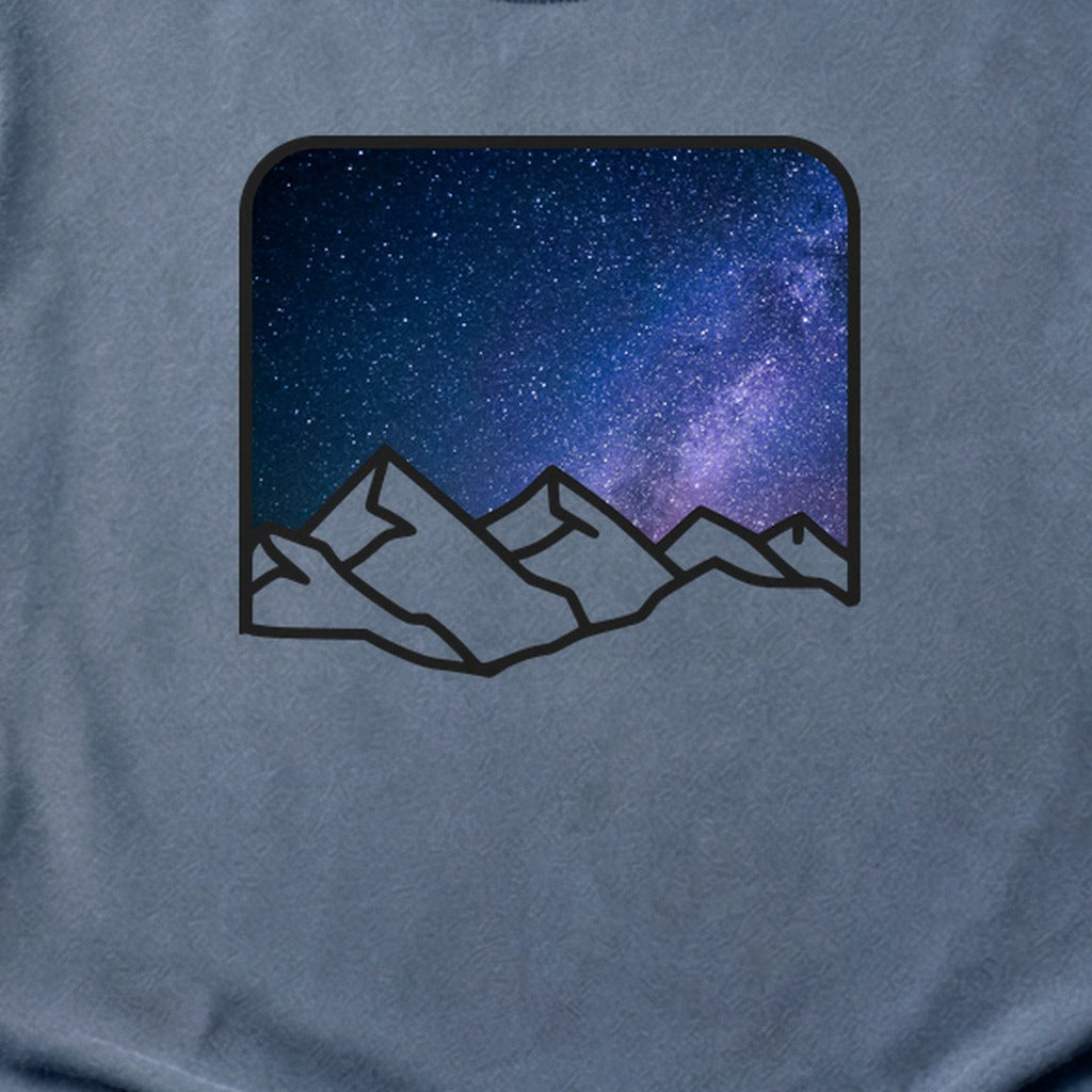 Starry Peaks Cotton T-Shirt