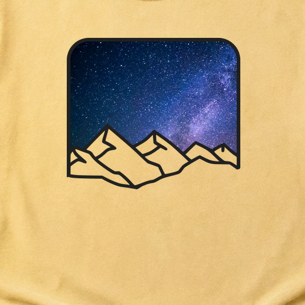Starry Peaks Cotton T-Shirt