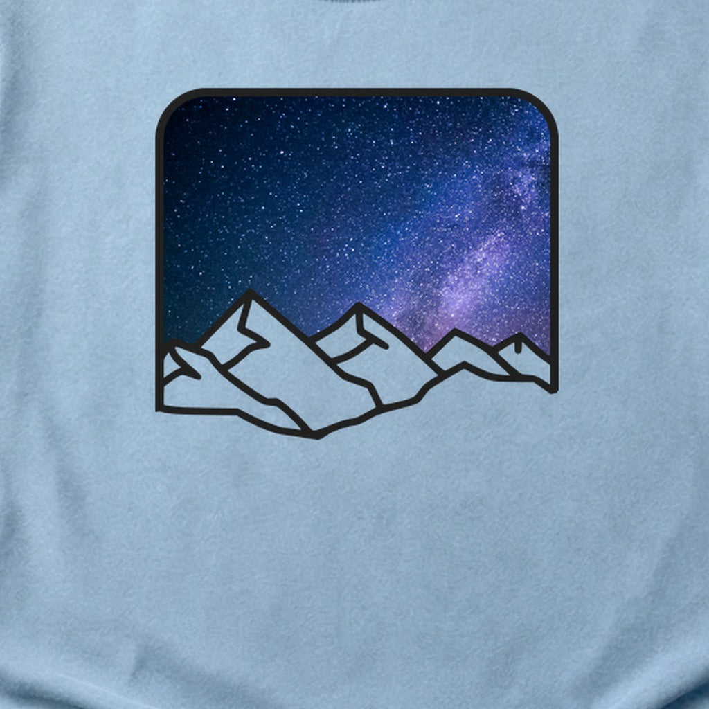 Starry Peaks Cotton T-Shirt