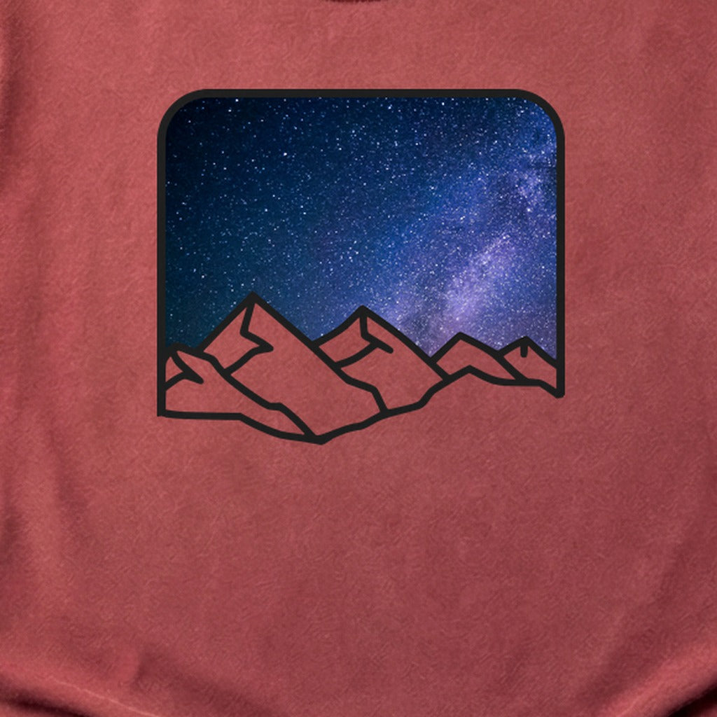 Starry Peaks Cotton T-Shirt