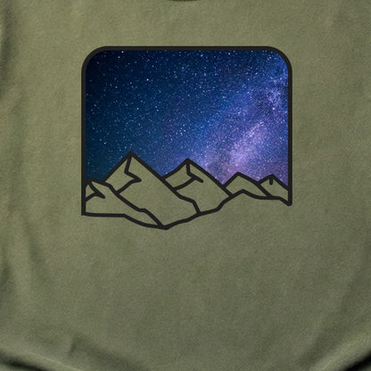 Starry Peaks Cotton T-Shirt