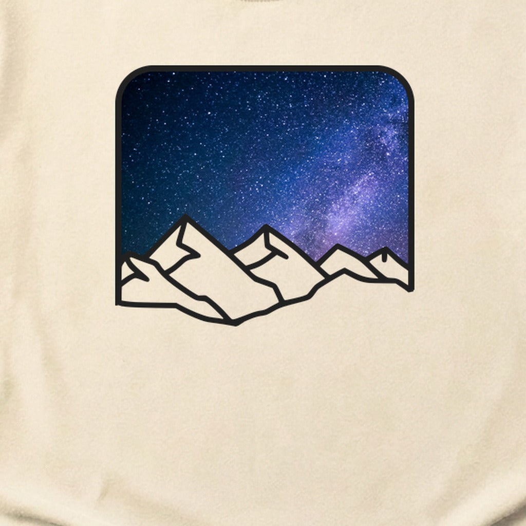 Starry Peaks Cotton T-Shirt