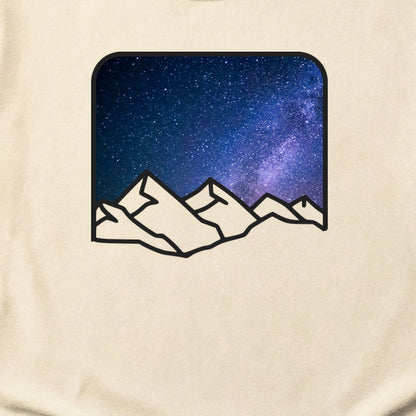 Starry Peaks Cotton T-Shirt