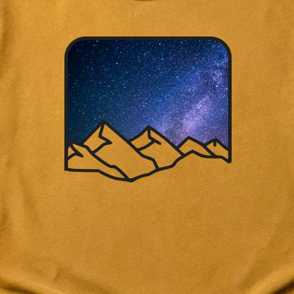 Starry Peaks Cotton T-Shirt