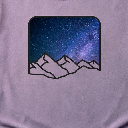 Starry Peaks Cotton T-Shirt